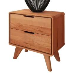 Holz Nachttische mit Schubladen - Junola^Wohnen Outlet