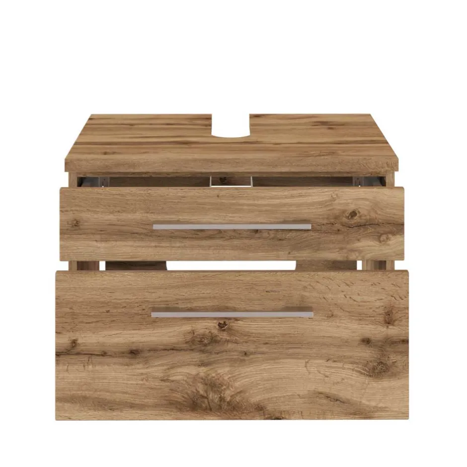 Wohnen Holz Optik Waschbecken Schrank 60 cm - Userina