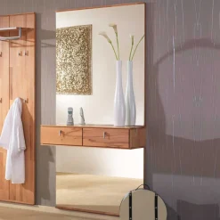 Wohnen Holz Spiegel Coestra mit Ablage