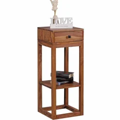 Wohnen Holz Telefontisch Hoslo mit Schublade