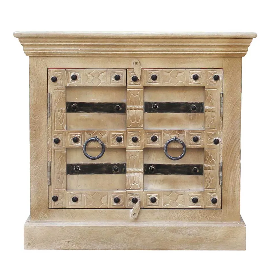 Holz Waschbeckenschrank im Shabby Chic Stil - Abid^Wohnen