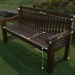 Wohnen Holzbank Vanessa für Garten