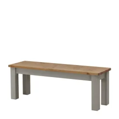 Holzbank Ziamora in Grau Kiefer massiv^Wohnen Clearance