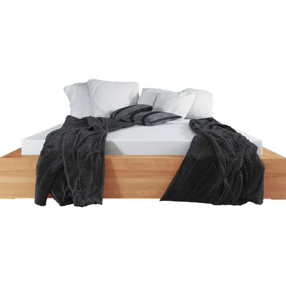 Wohnen Holzbett Barvuda aus Kernbuche Massivholz