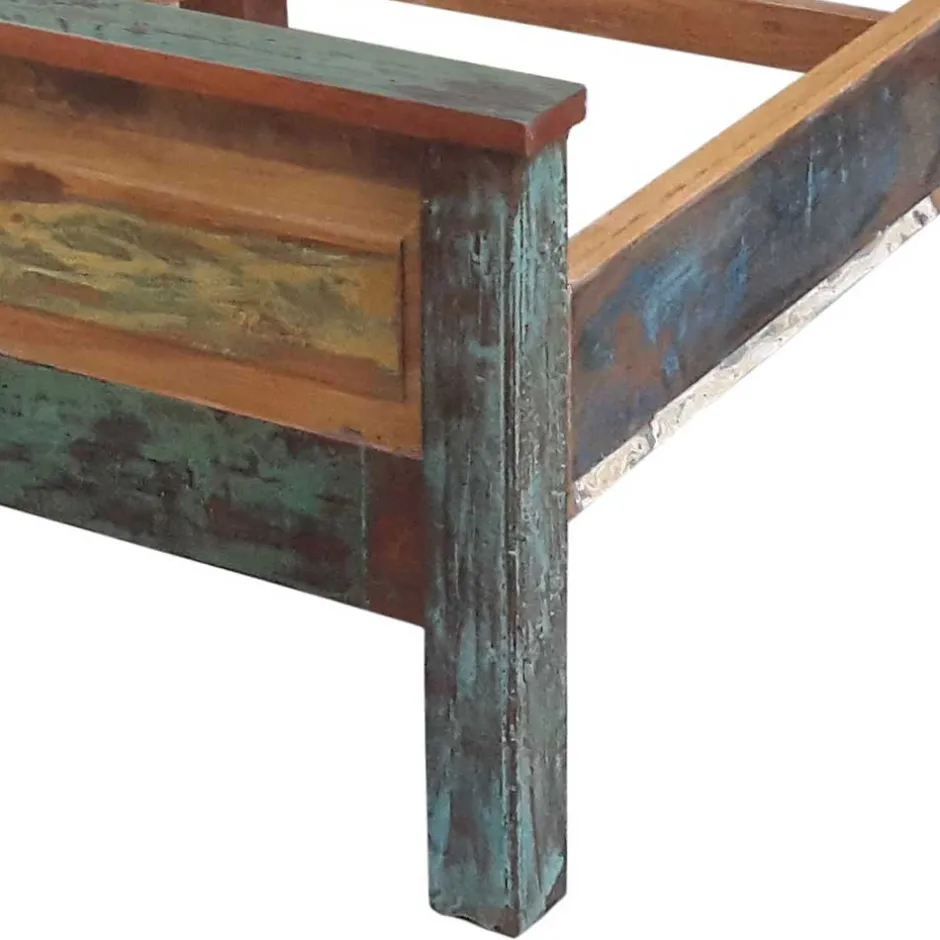 Holzbett Jamaica in Braun Bunt^Wohnen Discount