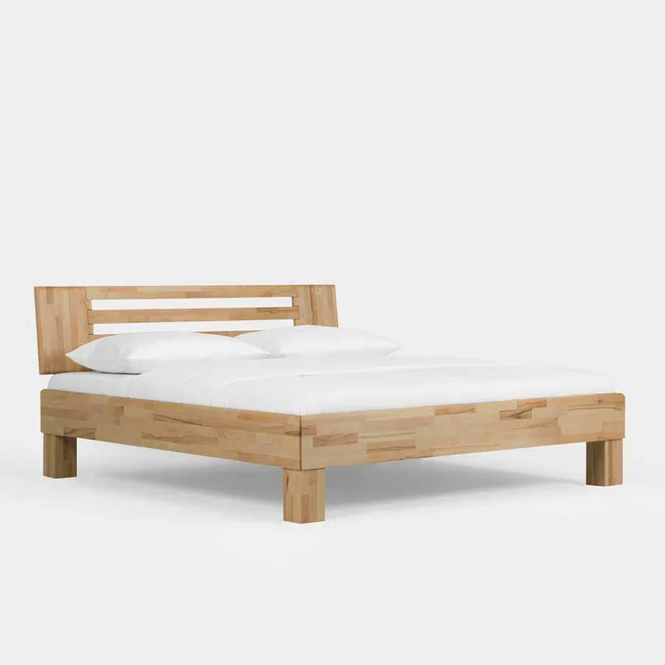 Wohnen Holzbett Life in Kernbuche natur geölt