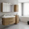 Wohnen Holzdekor Badezimmermöbel Kombi - Arazony (vierteilig)