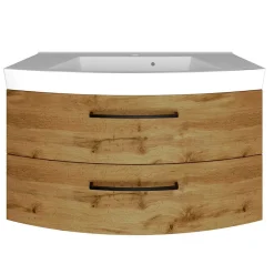 Wohnen Holzdekor Badezimmermöbel Kombi - Arazony (vierteilig)