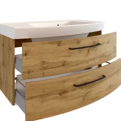 Wohnen Holzdekor Badezimmermöbel Kombi - Arazony (vierteilig)