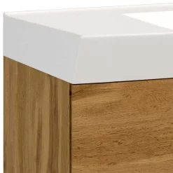 Wohnen Holzdekor Badezimmermöbel Kombi - Arazony (vierteilig)