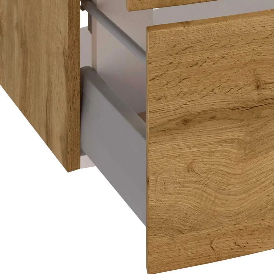 Wohnen Holzdekor Badezimmermöbel Kombi - Arazony (vierteilig)