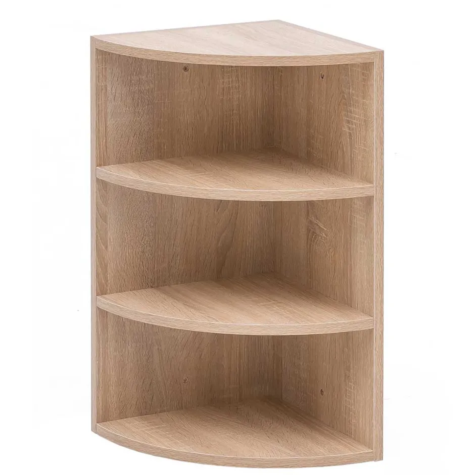 Holzdekor Hängeregal für die Ecke - Estateas^Wohnen Best