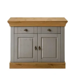 Wohnen Holzkommode Cempino in Grau