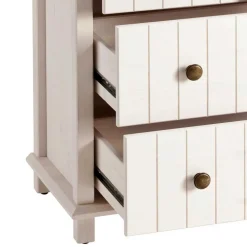 Wohnen Holzkommode in Weiß gewachst - Cilao