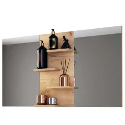 Holzlook Bad mit Doppel-Waschtisch - Ursela (vierteilig)^Wohnen Best