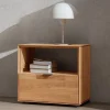 Holz-Nachtkommode aus Wildeiche - Kassanda^Wohnen Sale