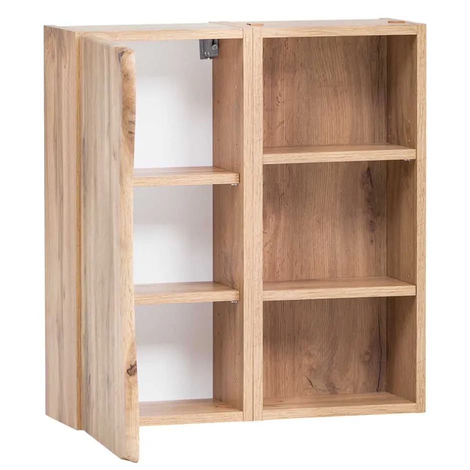 Wohnen Holzoptik Bad Hängeschrank mit Baumkante - Tofias