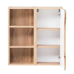 Wohnen Holzoptik Bad Hängeschrank mit Baumkante - Tofias