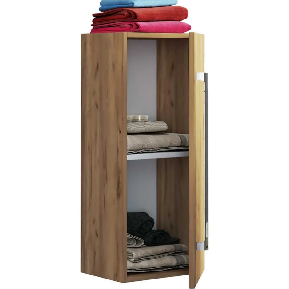 Holzoptik Badezimmer Möbel - Karin (vierteilig)^Wohnen Sale