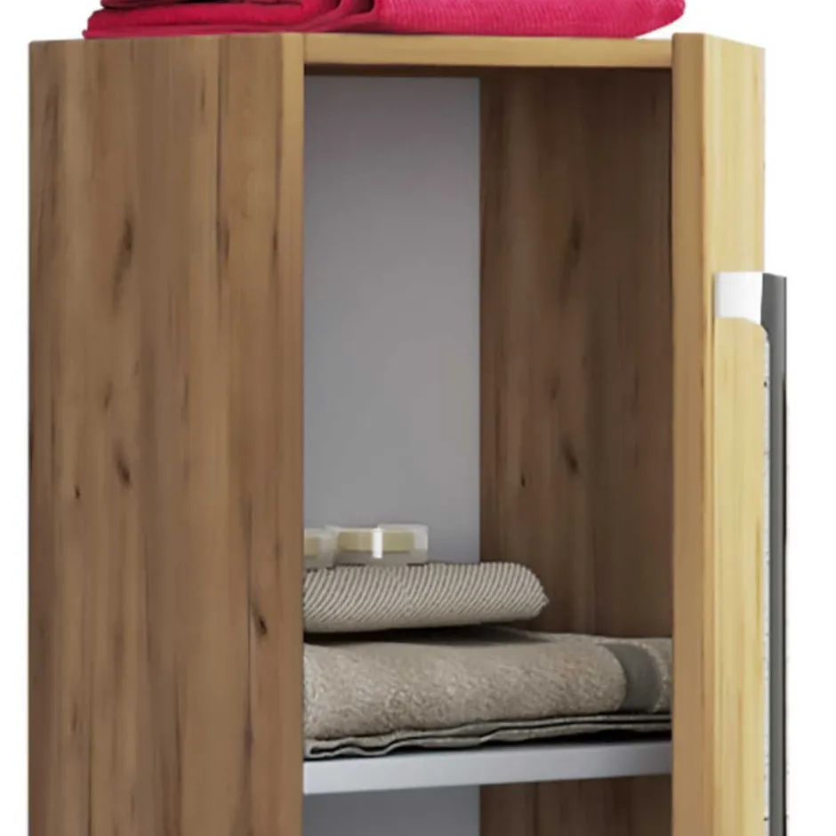 Holzoptik Badezimmer Möbel - Karin (vierteilig)^Wohnen Sale