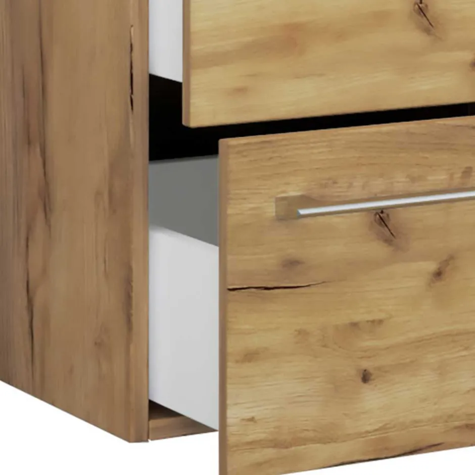 Holzoptik Badezimmer Möbel - Karin (vierteilig)^Wohnen Sale