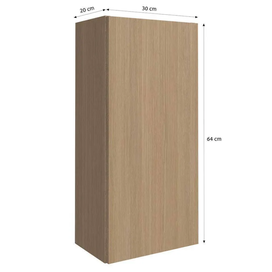 Holzoptik Badezimmermöbel Set - Leitha (fünfteilig)^Wohnen Hot