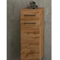 Holzoptik Bad-Unterschrank stehend oder hängend - Arazony^Wohnen Sale