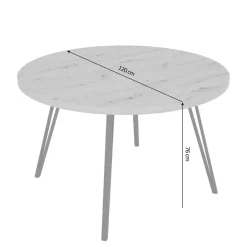 Holzoptik Esstisch in Wildeiche - Ludovico^Wohnen Online