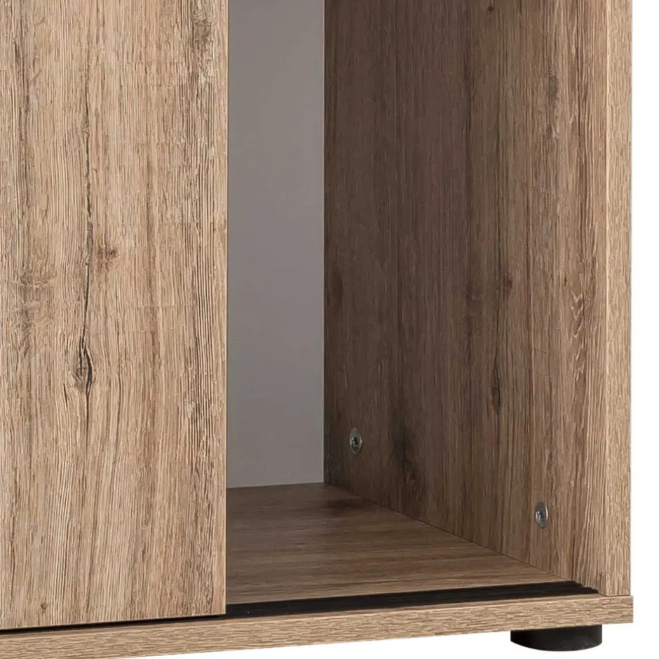 Holzoptik Ordnerschrank mit Schiebetüren - Jytte^Wohnen Hot