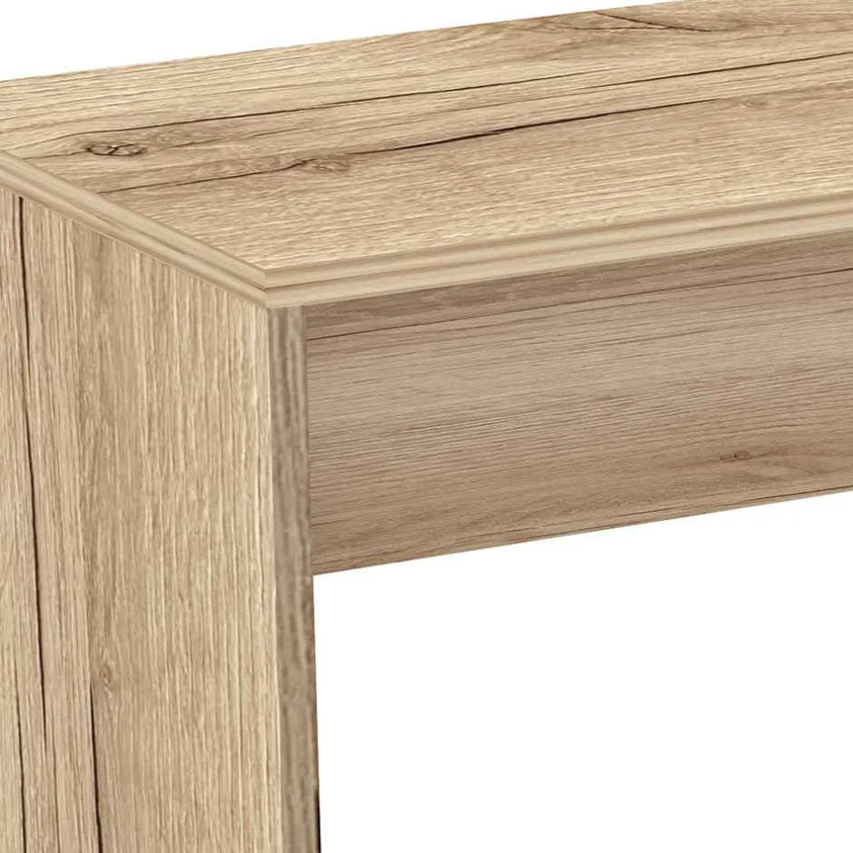 Holzoptik Schreibtisch in Wildeiche - 130x75x50 cm - Bladino^Wohnen Hot