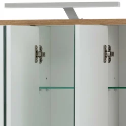 Holzoptik Spiegelschrank fürs Badezimmer - Nelorena^Wohnen