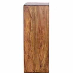 Wohnen Holzregal massiv Hoslo quadratisches Design