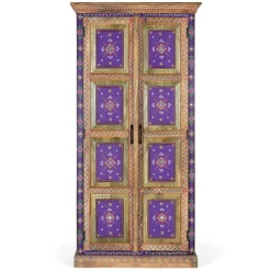 Holzschrank mit farbstarken Ornamentmustern - Ammie^Wohnen Online