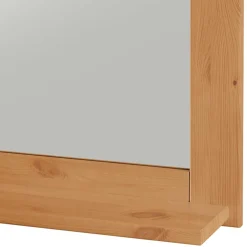 Wohnen Holzspiegel in Kiefer Laugenfarben & Grau - Cementa