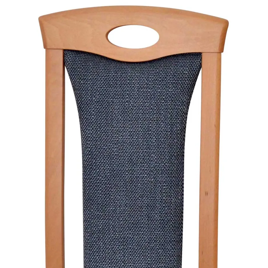 Wohnen Holzstühle in Buche & Anthrazit - Moyico (2er Set)