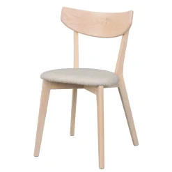 Wohnen Holzstühle mit Polstersitz - Mikene (2er Set)