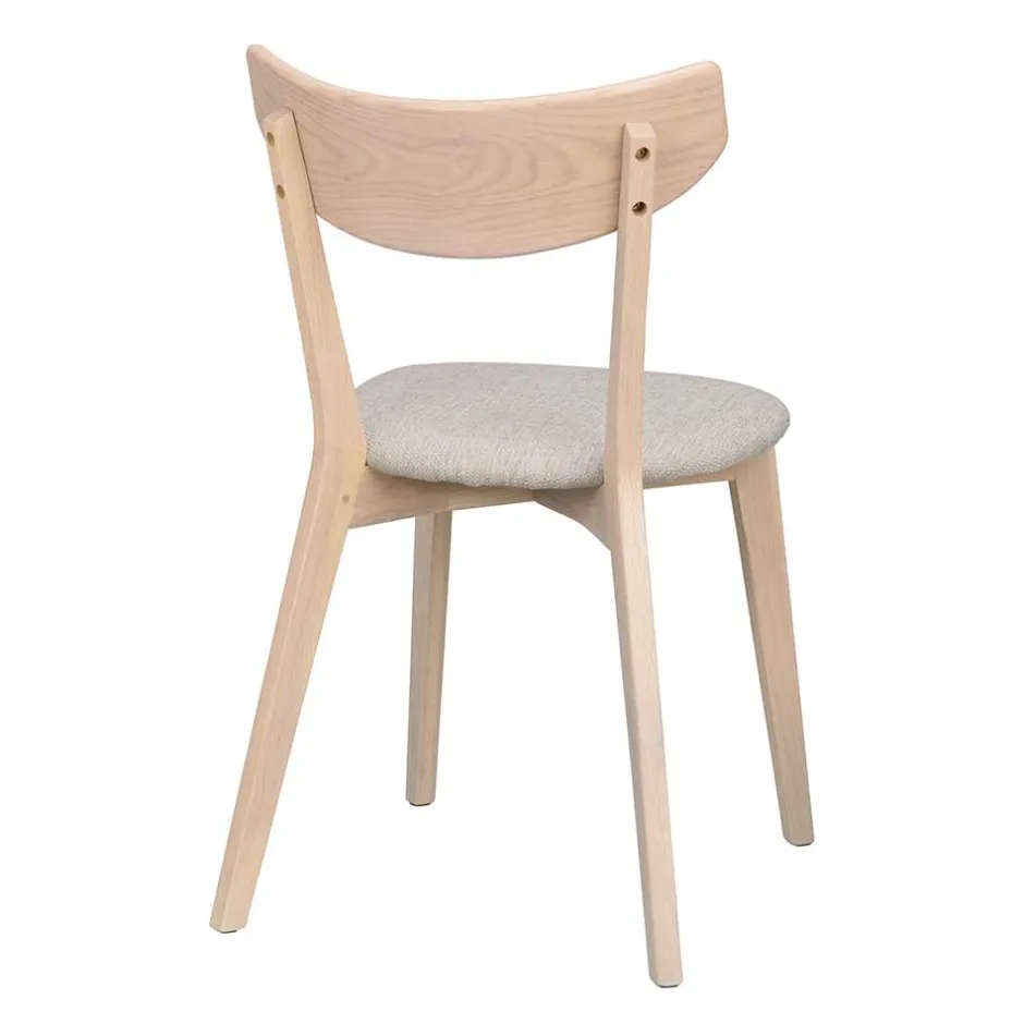 Wohnen Holzstühle mit Polstersitz - Mikene (2er Set)