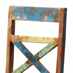 Wohnen Holzstuhl Jamaica aus Recyclingholz (2er Set)