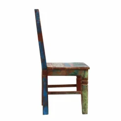 Wohnen Holzstuhl Jamaica aus Recyclingholz (2er Set)