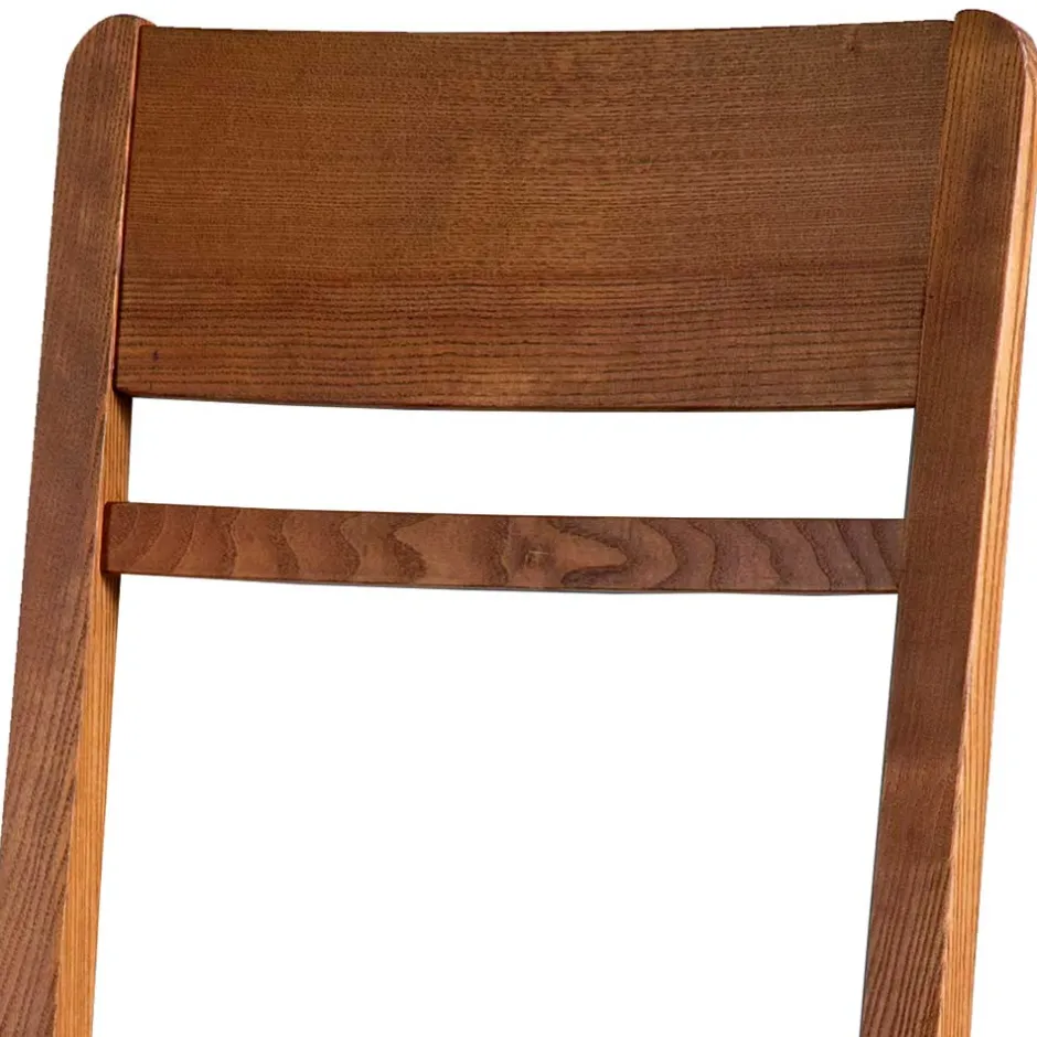 Wohnen Holzstuhl mit Sitzpolster in Creme Stoff - Altagracia