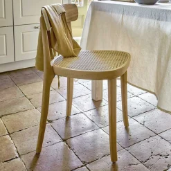 Wohnen Holzstuhl mit Wiener Geflecht Sitz - Wheel (2er Set)