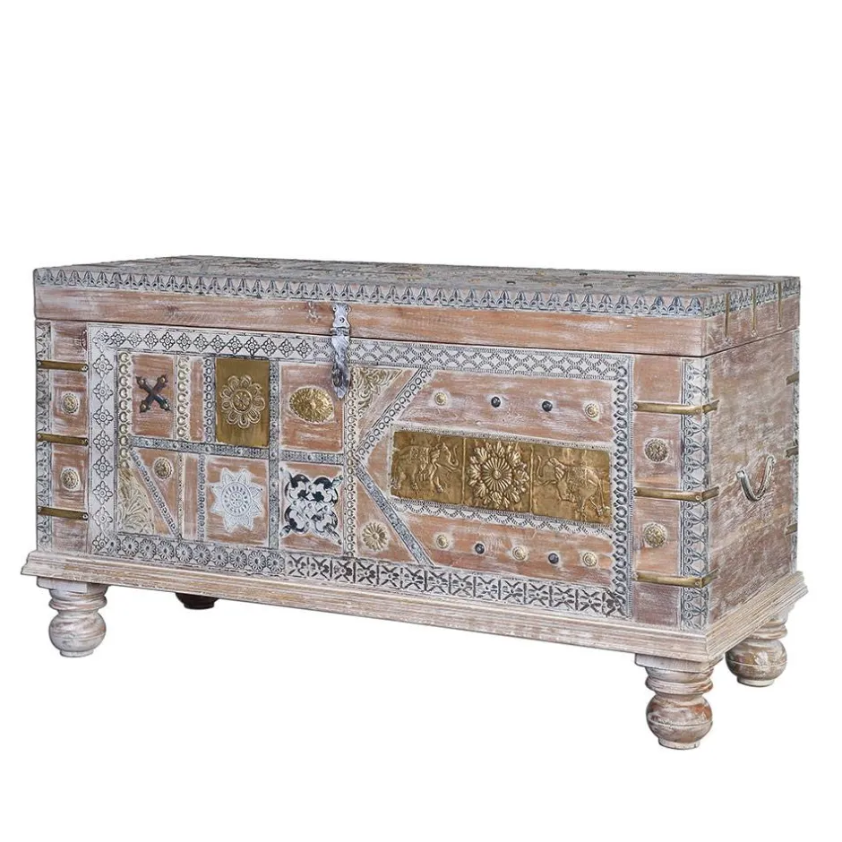 Wohnen Holztruhe - ausgefallen gestaltet - Abraham