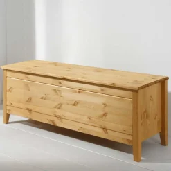Wohnen Holztruhe Corabia aus Kiefer Massivholz