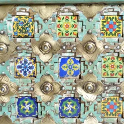 Holztruhe dekorativ mehrfarbig gestaltet - Zinatella^Wohnen Online