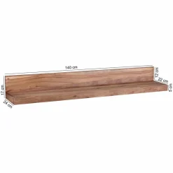 Holz-Wandboard Vislan in L-Form^Wohnen Clearance