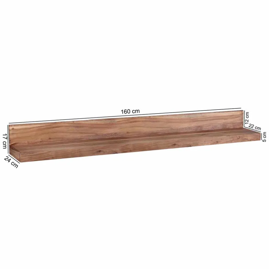 Holz-Wandboard Vislan in L-Form^Wohnen Clearance