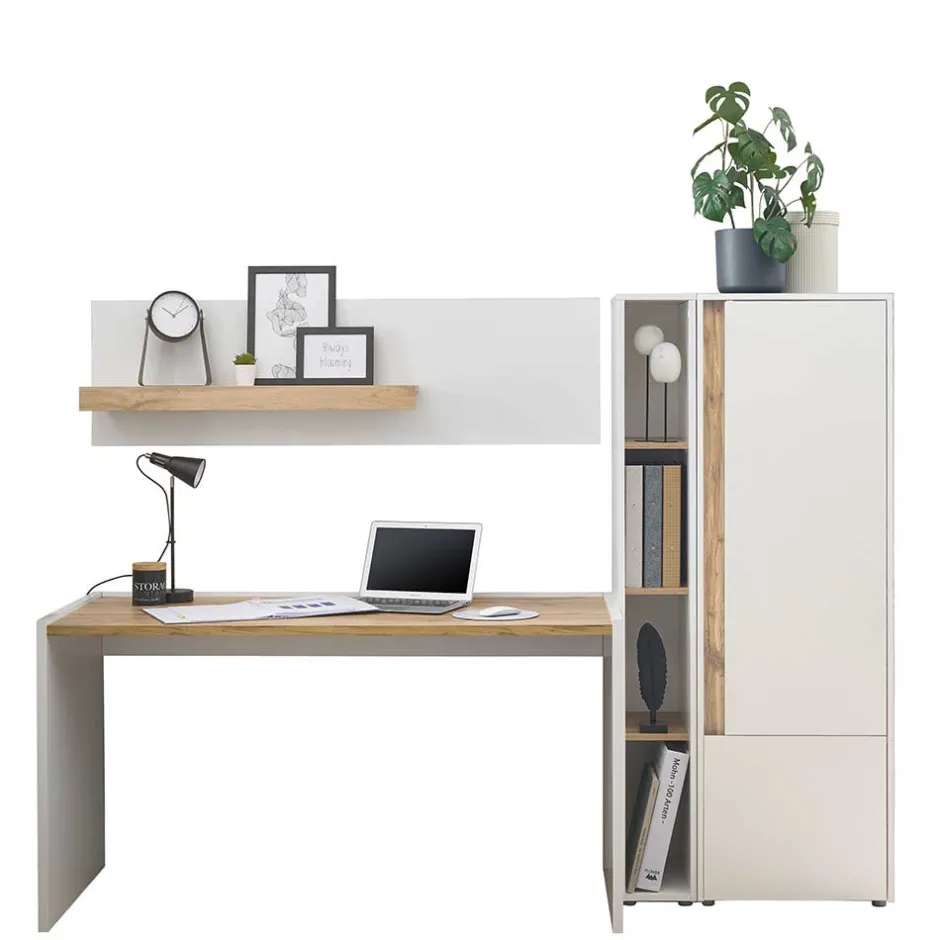 Home Office Arbeitsplatz & Stauraum - Nonessia (vierteilig)^Wohnen Clearance