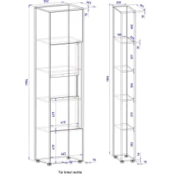 Wohnen Home Office Schrank & Regal - Nonessia (zweiteilig)