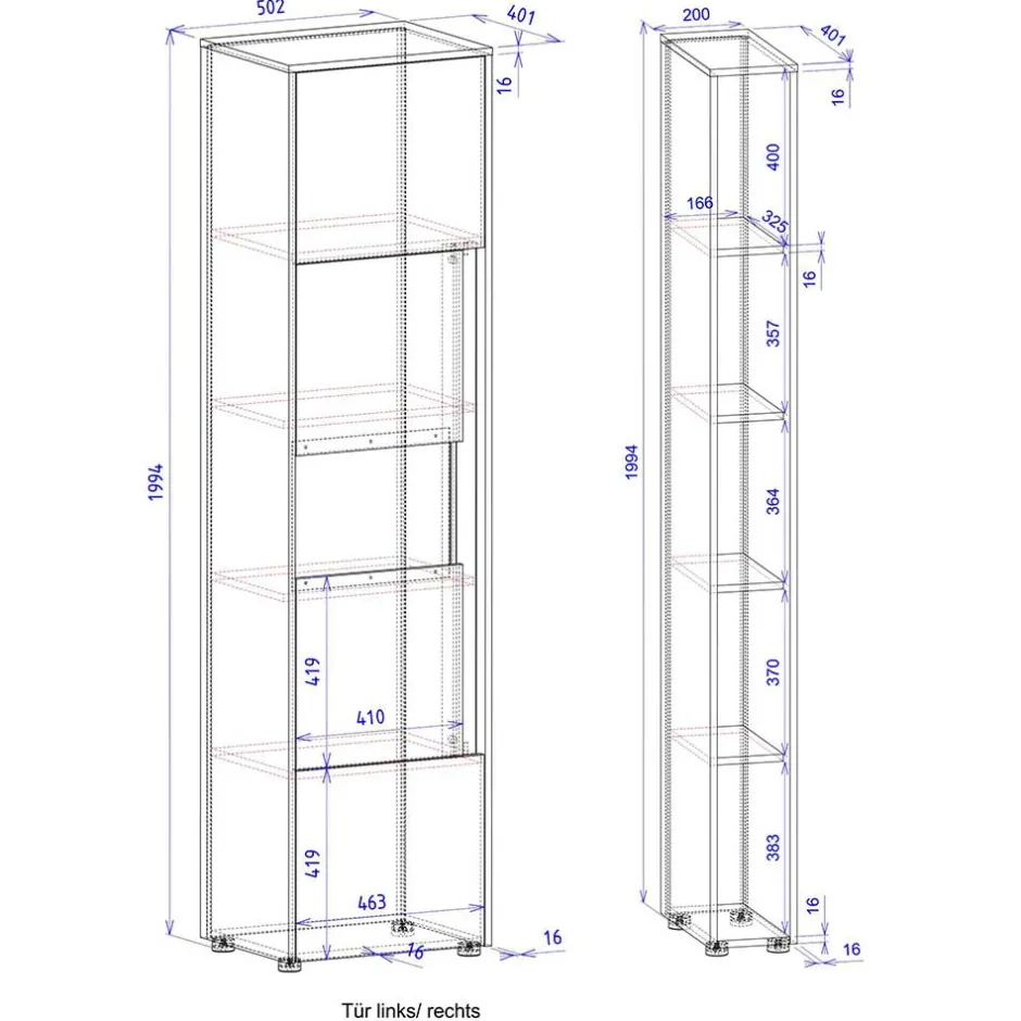 Wohnen Home Office Schrank & Regal - Nonessia (zweiteilig)