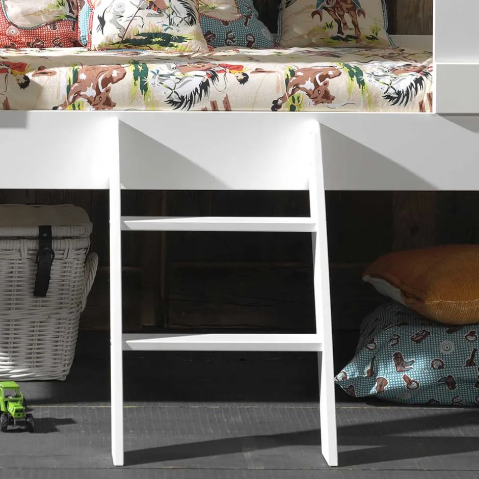 Kinder Wohnen Hütten Spielbett halbhoch - Elias